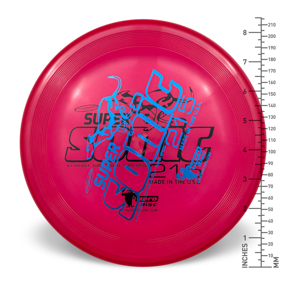 SuperSonic 215 K9 Candy - Blem-random colors (BLEM DISCS MAY HAVE SLIGHT PHYSICAL AND COSMETIC DEFECTS)