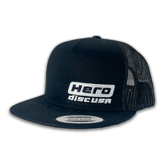 Hero Disc USA Flat Bill Trucker Hat